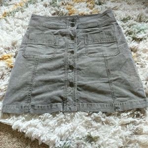 Prana corduroy mini skirt